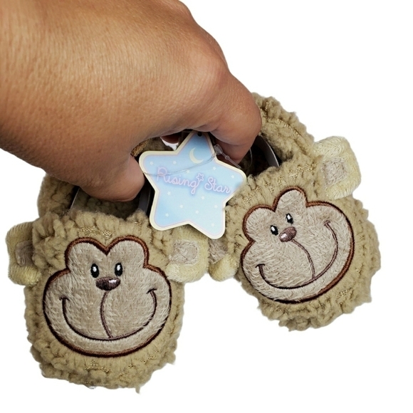 Baby shoes Lot of 3 pair slippers shoes infant 6 - 12m - Picture 5 of 10